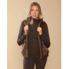 Chaqueta acolchada Charlie GEM Equitación - Chocolate