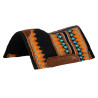 Sujeción de lana con base de fieltro Pool's - Negro / naranja / blanco