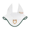 Caperuza en tejido técnico Equestro X Fise 100 - Blanco / verde salvia profundo