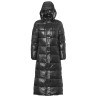 Abrigo largo Irma Mountain Horse mujer - Negro brillante
