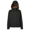 Chaqueta softshell Stella Mountain Horse mujer - Ónix negro