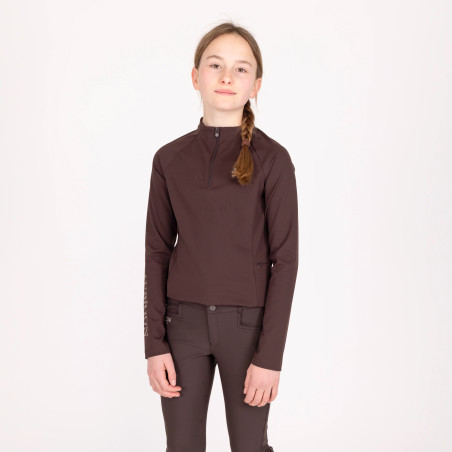 Capa base de invierno de manga larga Aubrion Equestrian para joven jinete