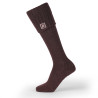 Calcetines de punto ecuestres Aubrion para botas - Café exprés