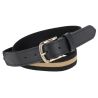 Covalliero Cinturón AH26 - Negro / beige