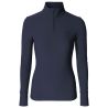 Camiseta Activa de Cuello Alto AH26 Mujer - Azul marino oscuro