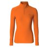 Camiseta Activa de Cuello Alto AH26 Mujer - Naranja