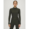 Polo de cuello alto Tommy Hilfiger Equestrian Ava para mujer - Verde camuflaje