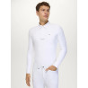 Camisa de concurso para hombre Wilson Tommy Hilfiger Equestrian - Blanco óptico