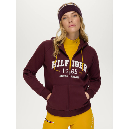 Sudadera con capucha con cremallera Mills para mujer Tommy Hilfiger Equestrian