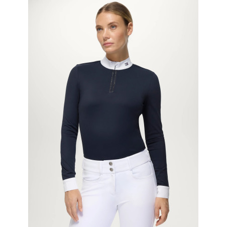 Camisa de competición para mujer con strass Monica Tommy Hilfiger Equestrian