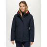 Parka Palisade para mujer compatible con airbag Tommy Hilfiger Equestrian - Cielo del desierto
