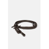 Durasoft Grip riendas Horze - Marrón / plata