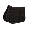 Manta de silla full brillante jumping violeta pony Kentucky - Negro