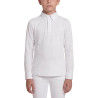 Camisa de concurso niño clásica de manga larga blanca talla 160 - Blanco