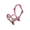 Cabezada de cuero Pink Hobby Horsing- HKM - Rosa