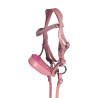 Bocado de cuero Pink Hobby Horsing- HKM - Rosa