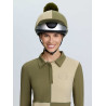 Gorra de seda Harlequin LeMieux - Sauce de sauce / peral