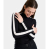 Camiseta ecuestre anti-UV para mujer Solaris Horse Pilot - Negro