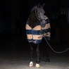 Manta polar HV Polo Gwenny con estampado - Marino / camello