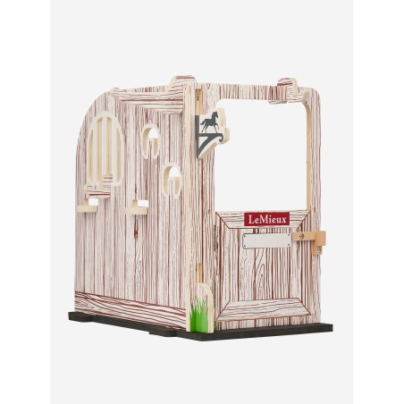 Set de establo de poni de juguete de madera LeMieux