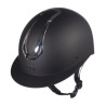 Casco de montar Illusion Basic- HKM - Negro / plata
