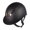 Casco de montar Alarion Basic- HKM - Negro / oro rosa