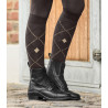 Calcetines de equitación ELT Argyle - Café exprés