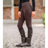 Leggings de equitación térmicos ELT Rica de forro polar para mujer - Caoba