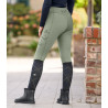 Leggings de equitación térmicos ELT Rica de forro polar para mujer - Salvia