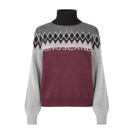 Jersey de punto con cuello alto para mujer KLMontez Kingsland