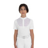Polo de concurso para niña con tul Equestro niño - Blanco