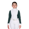 Polo de concurso para niña con perforaciones Equestro niño - Bosque de pinos