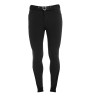 Pantalones de hombre slim fit con grip en la rodilla Equestro - Negro