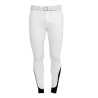 Pantalones hombre slim fit full grip Equestro - Blanco
