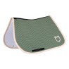 Mantilla de salto con acolchado ondulado Equestro - Verde abeto / gris pizarra