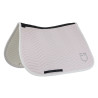 Mantilla de salto con acolchado ondulado Equestro - Violeta afieltrado / blanco arena