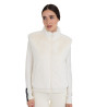 Chaleco de mujer de piel sintética Equestro - Blanco antiguo