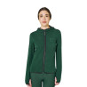 Sudadera polar para mujer con cremallera Equestro - Bosque de pinos