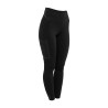 Leggings de mujer de cintura alta en tejido técnico con monograma Equestro - Negro