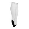 Pantalones mujer de talle alto con grip en la rodilla Equestro - Blanco