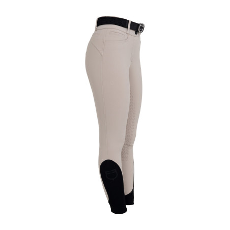 Pantalones de mujer full grip de cintura alta en tejido técnico biestirable Equestro