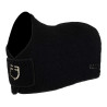Manta de cuadra de forro polar teddy Equestro - Negro / blanco antiguo