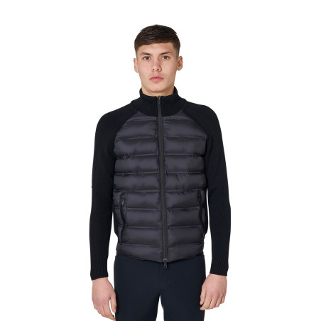 Chaqueta acolchada para hombre con mangas de punto Equestro