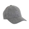 Gorra unisex de béisbol de lana Equestro - Mezcla gris