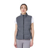 Chaleco acolchado de lana para mujer Equestro - Mezcla gris