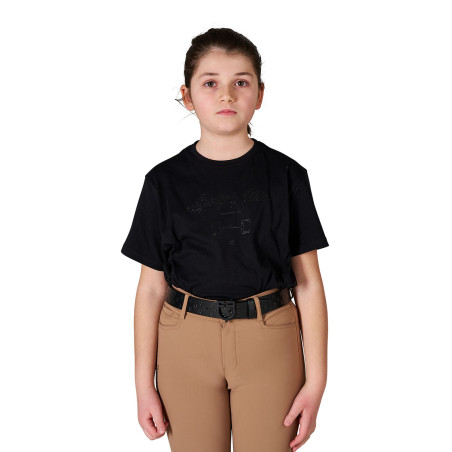 Camiseta niña Sporty & Chic de algodón Equestro niño