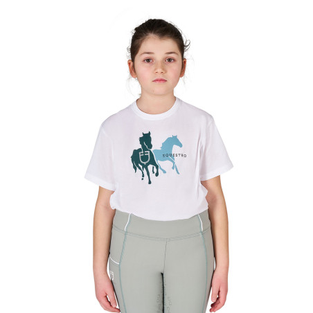 Camiseta infantil de algodón transpirable Equestro niño
