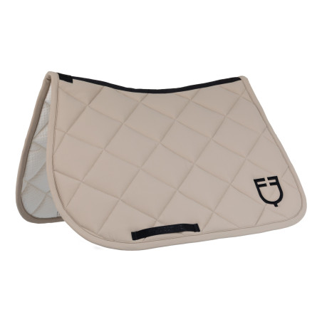 Mantilla de salto con acolchado de rombos y logo bordado Equestro
