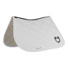 Mantilla de salto con acolchado de rombos y logo bordado Equestro - Blanco