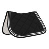 Salvapolvo de salto Double Stripes en tejido técnico Equestro - Negro